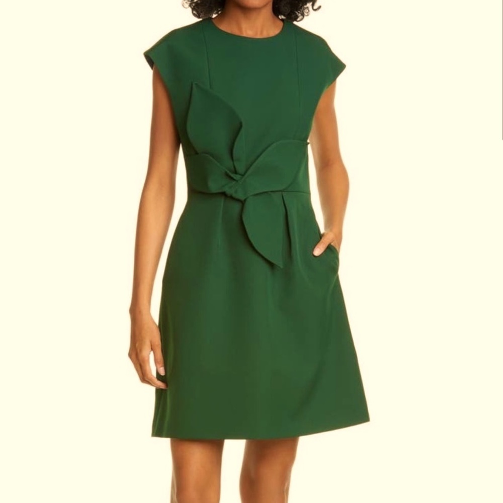 Ted Baker Poly Structured Bow Dress